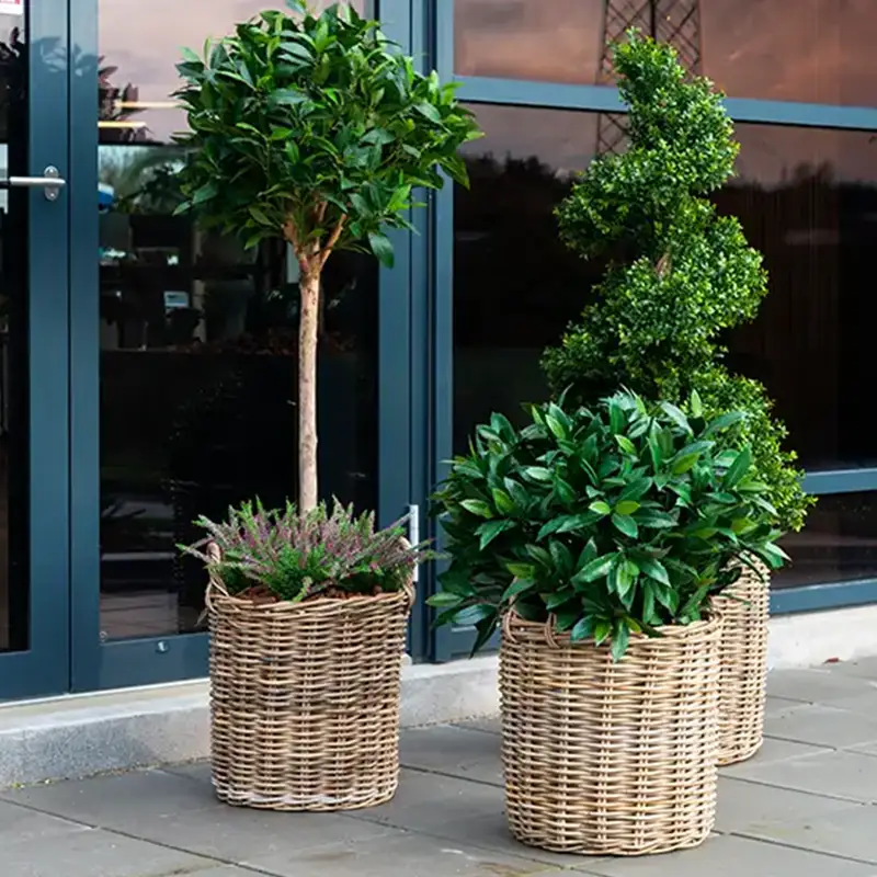 Kunstige planter utendørs,